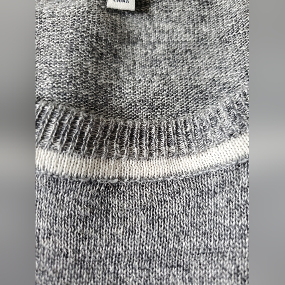 Gray Crewneck Women's Sweater - Picture 6 of 6